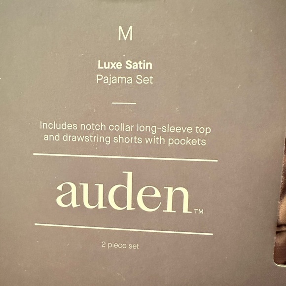 Auden purple two piece pajama boxed set. Medium. NWT - Picture 3 of 9